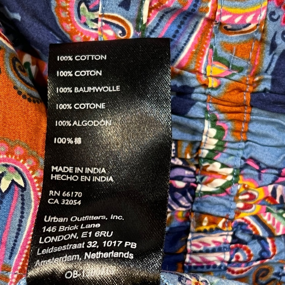 EUC [Maeve] Blue Flutter Sleeve <Somerset> Pink Paisley {Anthro} Sundress | XXS - Picture 11 of 15